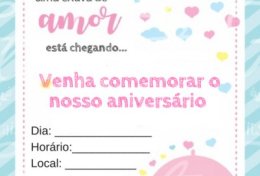 Eu vou criar o convite do seu evento