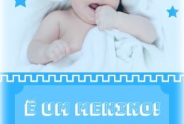 Eu vou fazer o seu convite de chá de bebê