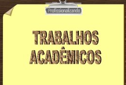 Eu vou fazer seus trabalhos de faculdade