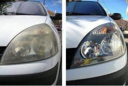 Eu vou Limpar os faróis do seu carro
